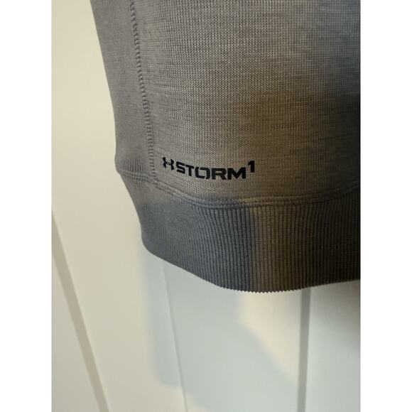 Men's Under Armour Storm Sweater Vest XL Gray Golf V-Neck - Picture 3 of 8